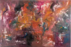 Dan Rees, Artex Painting, 2013, oil on canvas