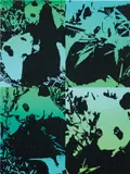 Rob Pruitt, Summer, 2016, acrylic, enamel and glitter on linen