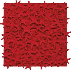 Nabil Nahas, Untitled (Red Sea #4), 1993, acrylic and pumice on canvas