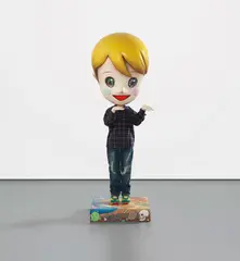Penyo-Henyo Pyopyo Edition by Mr., 2006, acrylic, synthetic resin, iron and fabric, sold Nov 2018