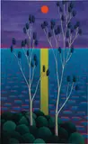 Nicolas Party, Sunset, 2018, pastel on canvas