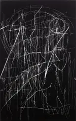 Anne Imhof, Untitled, 2018, acrylic on aluminium