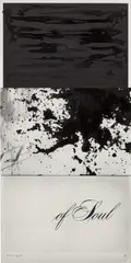Lorna Simpson, Three Part Soul, 2016, ink and screenprint on claybord, in 3 parts