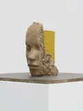 Mark Manders, Untitled Head, 2018, painted bronze