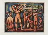 Georges Rouault, Automne (Autumn), 1930, Aquatint in colors, on Montval laid paper, with full margins