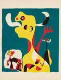Joan Miró, Femme et chien devant la lune (Woman and Dog in Front of the Moon)