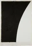 Colored Paper Image VI (White Curve with Black II), from Colored Paper Images by Ellsworth Kelly, 1976, Colored and pressed paper pulp, on white HMP handmade paper, with full margins, sold Apr 2018