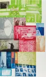 Robert Rauschenberg, Soviet American Array VI, 1989-90, Photogravure in colors, on Saunders paper, the full sheet