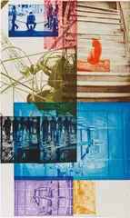 Robert Rauschenberg, Soviet American Array III, 1988-89, Photogravure in colors, on Saunders paper, the full sheet