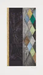 Jasper Johns, Untitled, 1999, Aquatint in colors, on Hahnemühle paper, with full margins