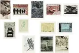 Peter Doig, Cricket (Paragrand); Black & White; Towards Venezuela; Cave Boat Bird (Saut D'Eau); Corbeaux; Maracas (Speaker Box); Owl (Boscoe); Drunk & Disorderly (Always in Custody) Mighty Sparrow; Sea Lots; Owl in a Neem Tree - Boscoe's House; Paragrand 2; and Beach (Cricket)