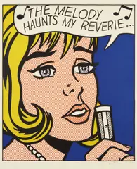 Roy Lichtenstein, Reverie, from 11 Pop Artists, Volume II, 1965, Screenprint in colors, on smooth wove paper, with full margins