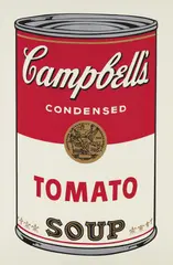 Tomato Soup, from Campbell's Soup I by Andy Warhol, 1968, Screenprint in colors, on smooth wove paper, with full margins,, sold Apr 2018