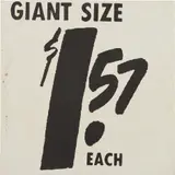 Giant Size by Andy Warhol, 1963, Screenprint on coated record cover stock, the full sheet, sold Apr 2018