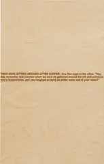 Untitled by Richard Prince, 2007, Two birch veneer wood panels, one with laser engraved text, fastened at the seam (as issued), offered Apr 2018