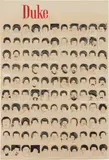 Ellen Gallagher, Duke, 2004, Photogravure in colors with laser-cutting, paper collage and hair pomade, on wove paper, the full sheet