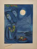 Marc Chagall, Saint-Jean-Cap-Ferrat, 1952, Lithograph in colors, on wove paper, with full margins