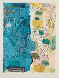 Affiche d'exposition (Exhibition poster) by Marc Chagall, 1967, Lithograph in colors, on Arches paper, with full margins, sold Apr 2018