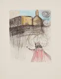 The Glory that was Spain’s, from An American Portrait by Salvador Dalí, 1975-76, Drypoint with hand-coloring in watercolor, on Arches paper, with full margins, sold Apr 2018