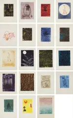 Aux petits agneaux (Little Lambs) by Max Ernst, 1971, The complete book with 20 lithographs and the additional suite of of 19 lithographs in colors, on Arches and Japanese pa, sold Apr 2018