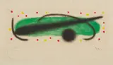 Joan Miró, Fusée (Rocket): one plate, 1959, Aquatint in colors, on pale green wove paper, with full margins