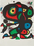 Colpir sense Nafrar 2 by Joan Miró, 1981, Lithograph in colors, on Guarro paper, the full sheet, sold Apr 2018