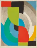 Olympie by Sonia Delaunay, c. 1970, Lithograph in colors, on Arches paper, with full margins, sold Apr 2018