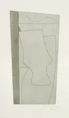 Goblet Forms (Untitled) by Ben Nicholson, 1962, Etching and aquatint, on wove paper, with full margins, sold Apr 2018