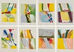 John Chamberlain, Flashback, 1979, The complete set of eight lithographs in colors, on Arches paper, with full margins