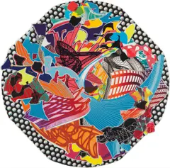 Fattipuff by Frank Stella, 1996, Lithograph, screenprint, etching, aquatint and relief in colors, on TGL handmade paper, the full sheet, sold Apr 2018
