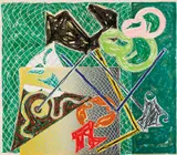 Shards V by Frank Stella, 1982, Offset lithograph and screenprint in colors, on Arches Cover paper, the full sheet, sold Apr 2018