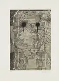 Jasper Johns, Untitled, from Henry Geldzahler, 1999, Etching, on Hahnemühle Copperplate paper, with full margins