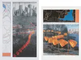 Christo, The Gates, Project for Central Park, VIII, New York City; and The Gates XXIX, Project for Central Park, New York City, 2003, Two offset lithographs in colors, on wove paper, with full margins