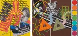 Peter Phillips, Custom Print I, from 11 Pop Artists, Volume I; and Custom Print II, from 11 Pop Artists, Volume II, 1965-66, Two screenprints in colors, on wove paper, the full sheets