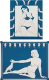 John Wesley, Maiden, from Pop Artists, Volume I; and Bird Lady, from 11 Pop Artists, Volume II, 1965-66, Two screenprints in colors, on wove paper, with full margins
