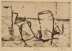 Brice Marden, Things, 1961, Etching, on wove paper, with margins