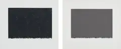 Brice Marden, Lana; and Lana 2, 1966, Two screenprints in colors, on wove paper, with full margins
