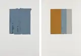 Brice Marden, Untitled; and Untitled, 1973 and 1975, Two screenprints in colors, on Rives BFK paper, with full margins