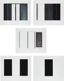 Brice Marden, Five Threes, 1976-77, The complete set of five etchings and aquatint in colors, on Stonehenge paper, with full margins
