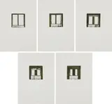 Brice Marden, Focus I-V, 1979, The complete set of five etchings and aquatint in colors, on handmade Twinrocker paper, with full margins, all contained in the original heavy wove paper folio