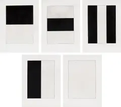 Five Plates by Brice Marden, 1973, The complete set of five, including four etchings and aquatint and one etching, on Rives BFK paper, with full margins, sold Apr 2018