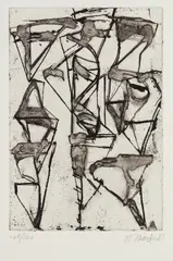 Tu Fu by Brice Marden, 1987, Etching with aquatint, on Rives BFK paper, with full margins, bound (as issued), with 36 poems by Tu Fu, translated by K, sold Apr 2018