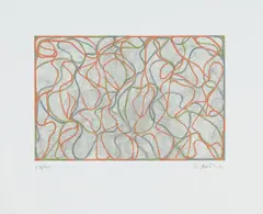 Distant Muses by Brice Marden, 2000, Screenprint in colours, on Somerset Velvet paper, with full margins, sold Apr 2018