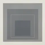 WLS II, from White Line Squares (Series I) by Josef Albers, 1966, Lithograph in colors, on Arches Cover paper, with full margins, sold Apr 2018