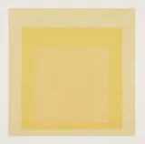 WLS I, from White Line Squares (Series I) by Josef Albers, 1966, Lithograph in colors, on Arches Cover paper, with full margins, sold Apr 2018