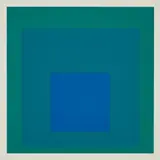 I-S c by Josef Albers, 1969, Screenprint in colors, on German Etching paper, with full margins, sold Apr 2018