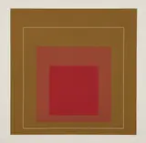 WLS IV, from White Line Squares (Series I) by Josef Albers, 1966, Lithograph in colors, on Arches Cover paper, with full margins, sold Apr 2018