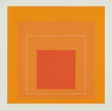 WLS VI, from White Line Squares (Series I) by Josef Albers, 1966, Lithograph in colors, on Arches Cover paper, with full margins, sold Apr 2018