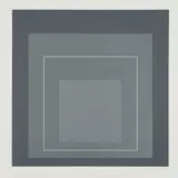 WLS V, from White Line Squares (Series I) by Josef Albers, 1969, Lithograph in colors, on Arches Cover paper, with full margins, sold Apr 2018