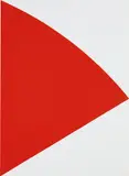 Red Curve (for Joel) by Ellsworth Kelly, 1993, Lithograph in red, on Arches 88 paper, the full sheet,, sold Apr 2018